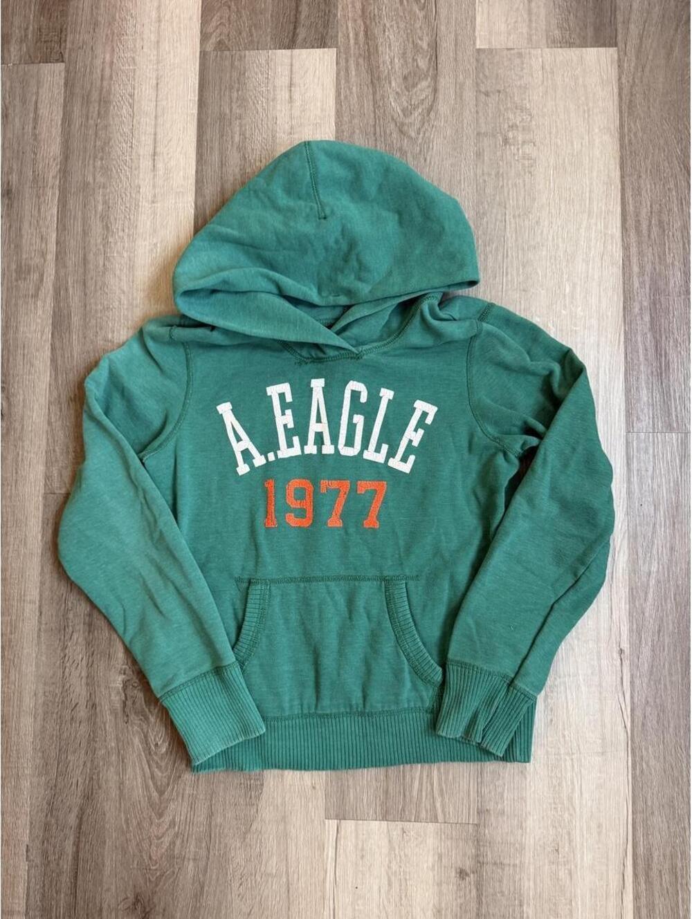 Y2k Green American Eagle hoodie, size L #americaneagle